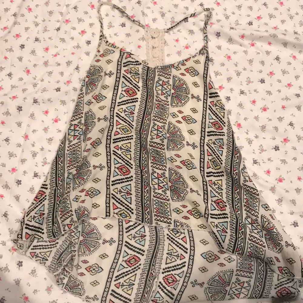 Crochet Flowy Sleeveless Top